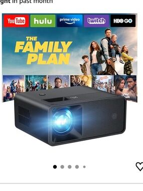 Portable Mini Projector in Black